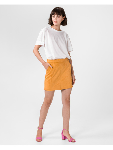 Vero Moda Žlutá krátká sukně Vero Moda Donnadina
