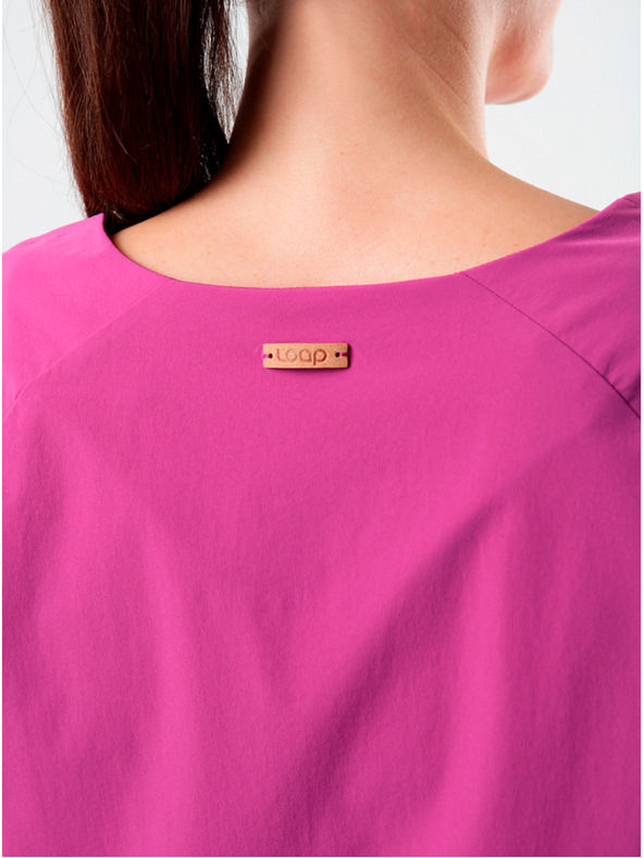 Loap Fialové šaty s kapsami LOAP