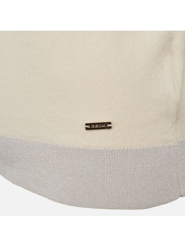 Geox Krémové dámské tričko Geox