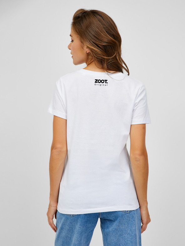 ZOOT.Original Bílé dámské tričko Zoot Original Fuck you very much