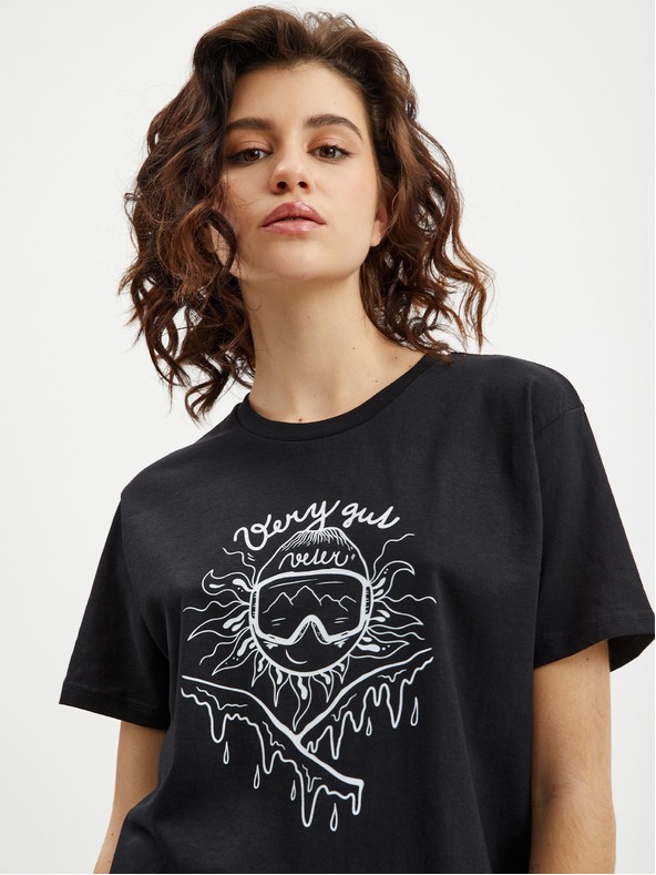 ZOOT.Original Černé dámské tričko Zoot Original Very gut veter