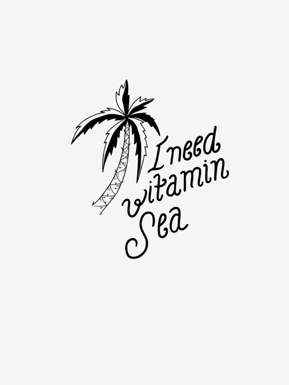 ZOOT.Original Bílé dámské tričko ZOOT.Original I need vitamin sea