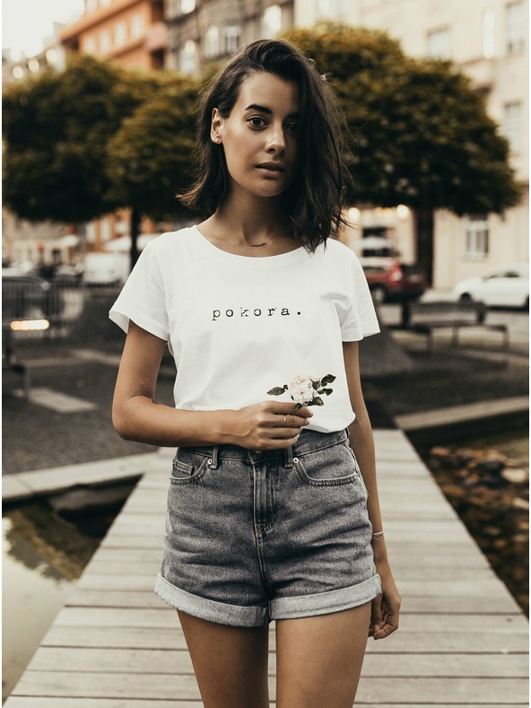 ZOOT.Original Bílé unisex tričko ZOOT Original pokora.