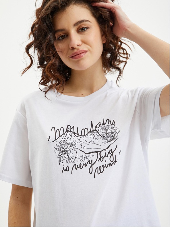 ZOOT.Original Bílé dámské tričko Zoot Original Mountains