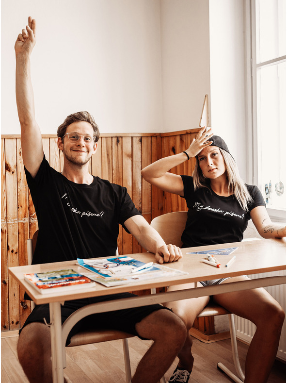 ZOOT.Original Černé dámské tričko ZOOT Original My dneska píšeme?