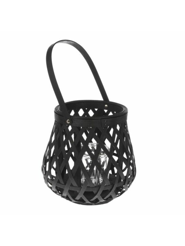 Casa de Engel Bambusová lucerna se sklem - zelená, 0/6