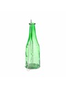 Casa de Engel Závěsný skleněný svícen - zelené barvy - tvar láhve 0/24