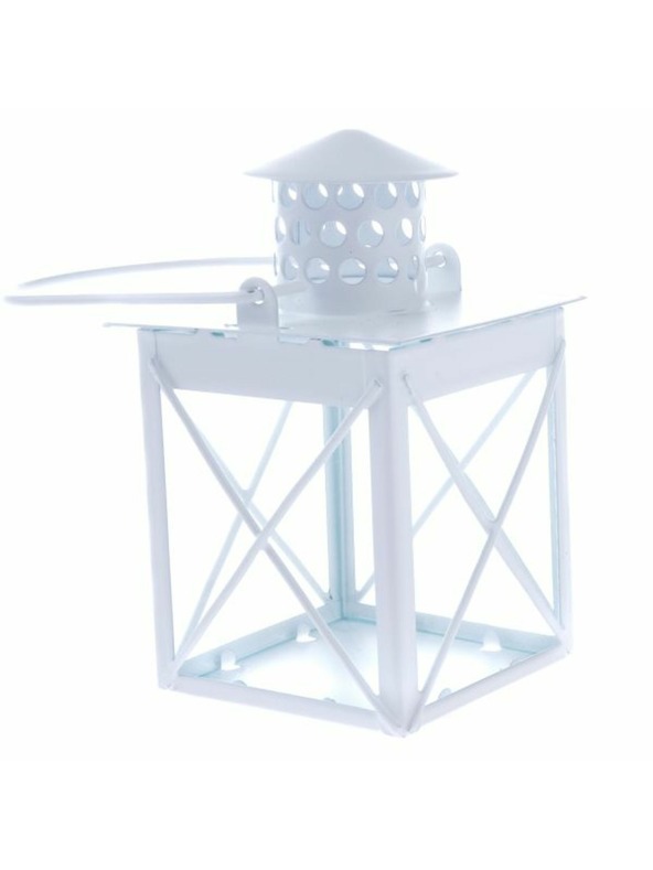 Casa de Engel Kovová lucerna, bílá, 0/48