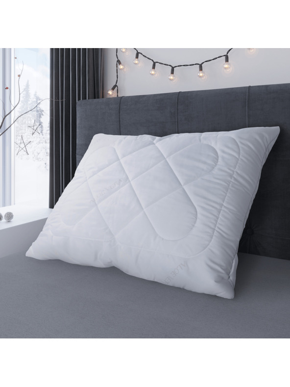 Kvalitex Polštář kuličkový Alaska zip 70x90cm 900g bílý Kvalitex