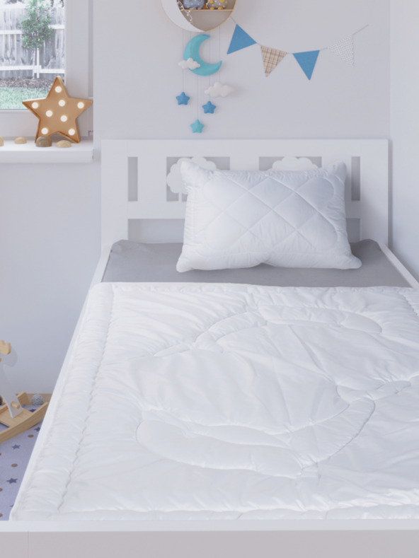 Kvalitex Přikrývka do dětské postýlky bílá Kvalitex
