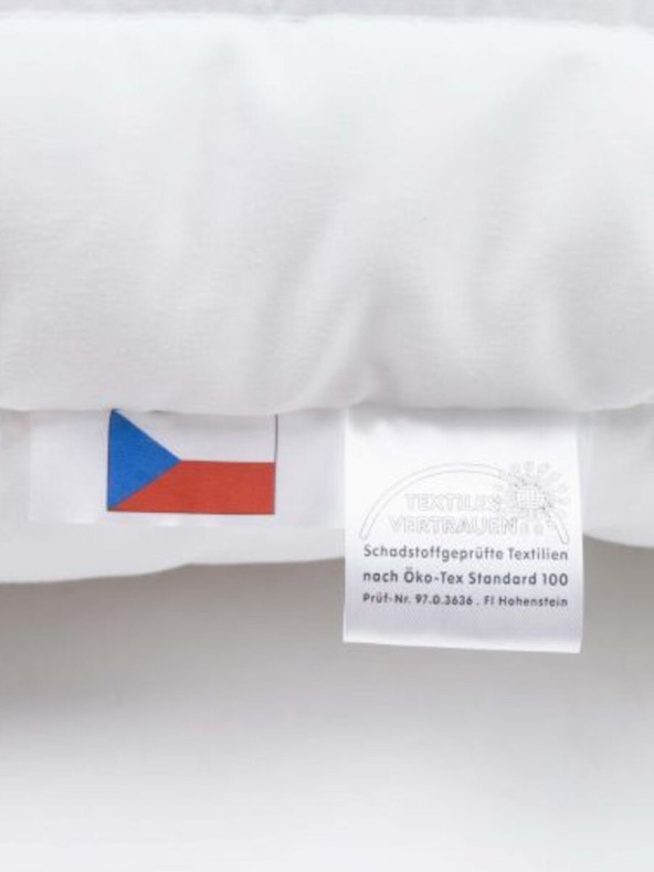 Kvalitex Letní dětská přikrývka a polštářek do postýlky bílá Kvalitex