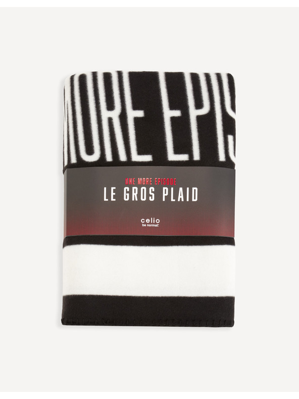 Celio Černý fleecový přehoz Celio One more episode