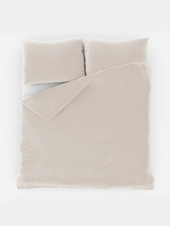 Kvalitex Jednobarevné bavlněné povlečení 140x200, 70x90cm bílé Kvalitex