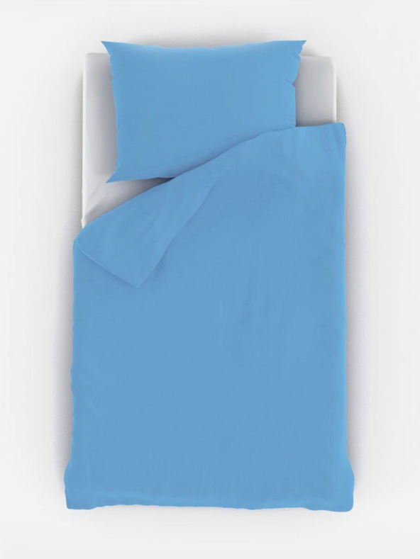 Kvalitex Bavlněné povlečení do dětské postýlky modré