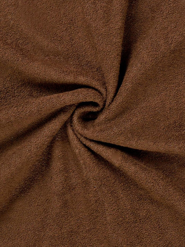 Kvalitex Froté prostěradlo 220x200cm tmavě hnědé Kvalitex