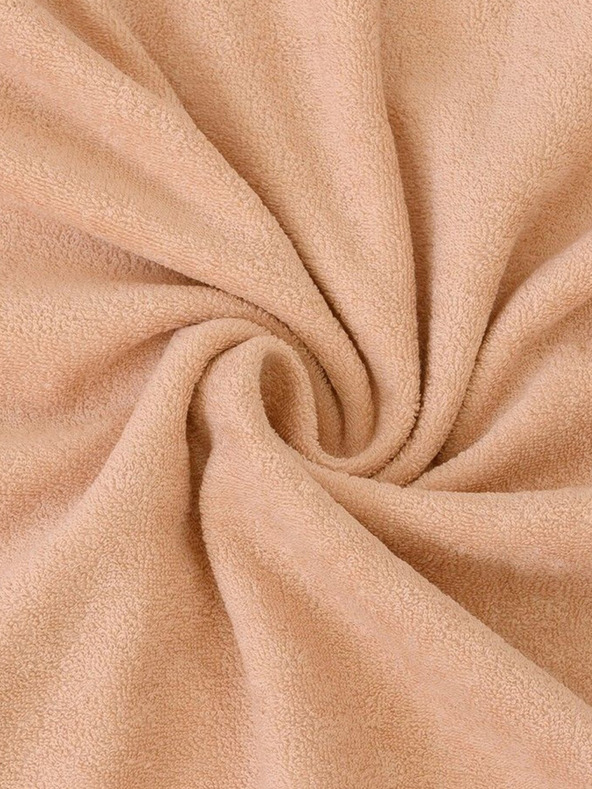 Kvalitex Froté prostěradlo 200x200cm světle béžové Kvalitex