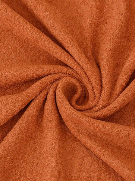 Kvalitex Froté prostěradlo 200x200cm hnědé