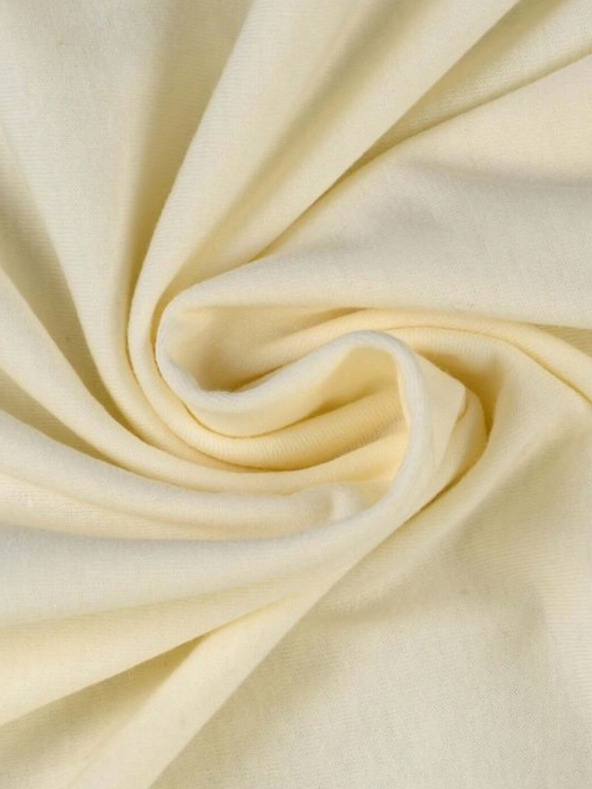 Kvalitex Jersey prostěradlo 160x200cm smetanové