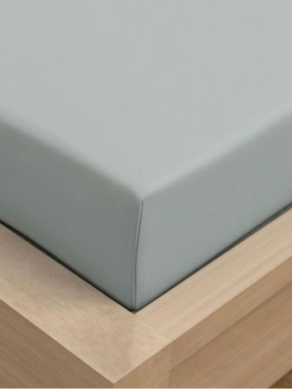 Kvalitex Jersey prostěradlo s lycrou 140x200cm světle šedé