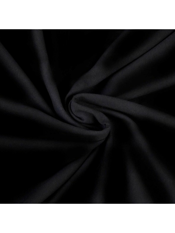 Kvalitex Jersey prostěradlo 160x200cm černé Kvalitex