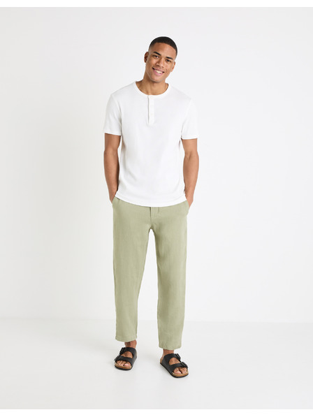 Celio Lněné kalhoty Dolinus 34/34 Celio