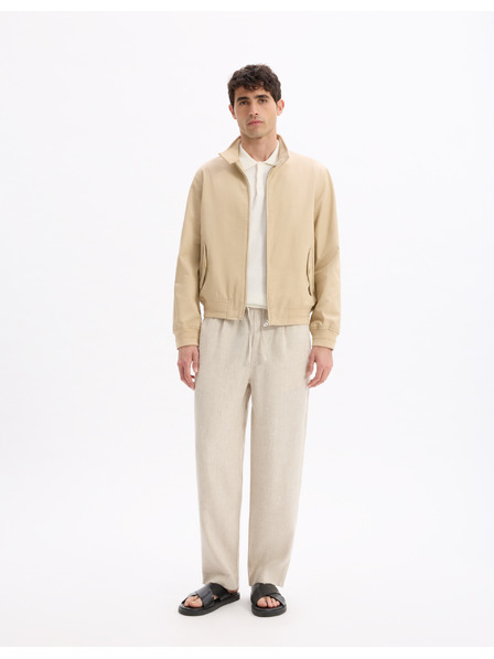 Celio Lněné kalhoty Lolinos Celio