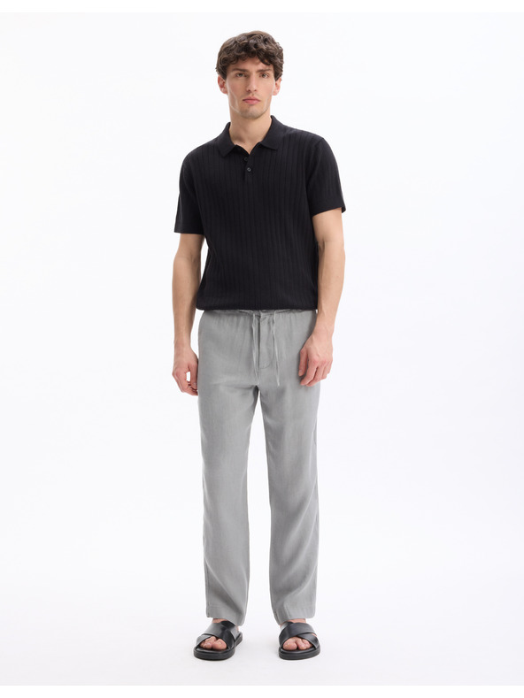 Celio Lněné kalhoty Dolinus 34/34 Celio