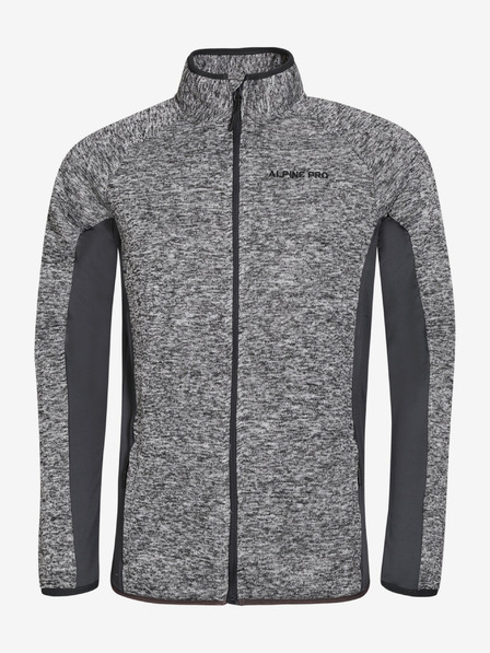 ALPINE PRO Pánská mikina ALPINE PRO QELEN dk.true gray