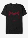 ZOOT.Fan Černé unisex tričko Marvel Wanda Helm