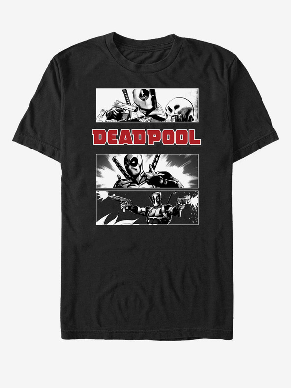 ZOOT.Fan Černé unisex tričko Marvel Dead Poet