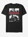 ZOOT.Fan Černé unisex tričko Marvel Dead Poet