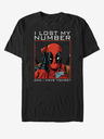 ZOOT.Fan Černé unisex tričko Marvel New Number