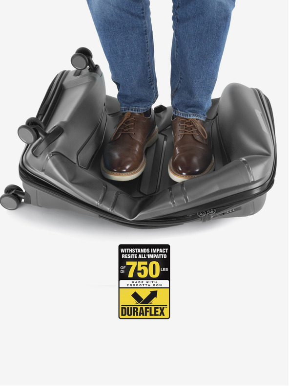 Heys Šedý cestovní kufr Heys Milos S Grey