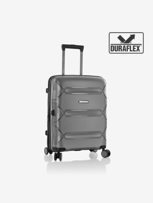 Heys Šedý cestovní kufr Heys Milos S Grey