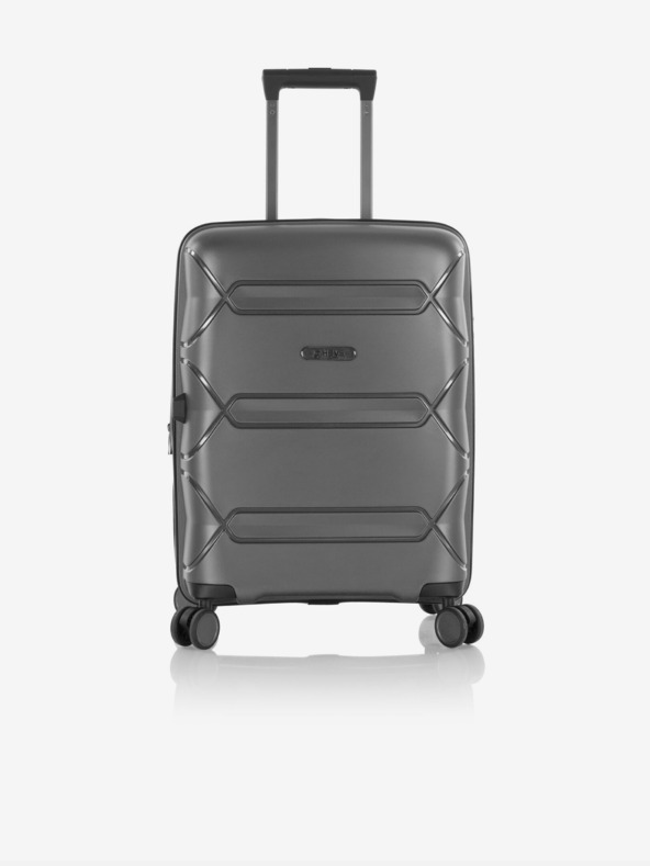 Heys Šedý cestovní kufr Heys Milos S Grey