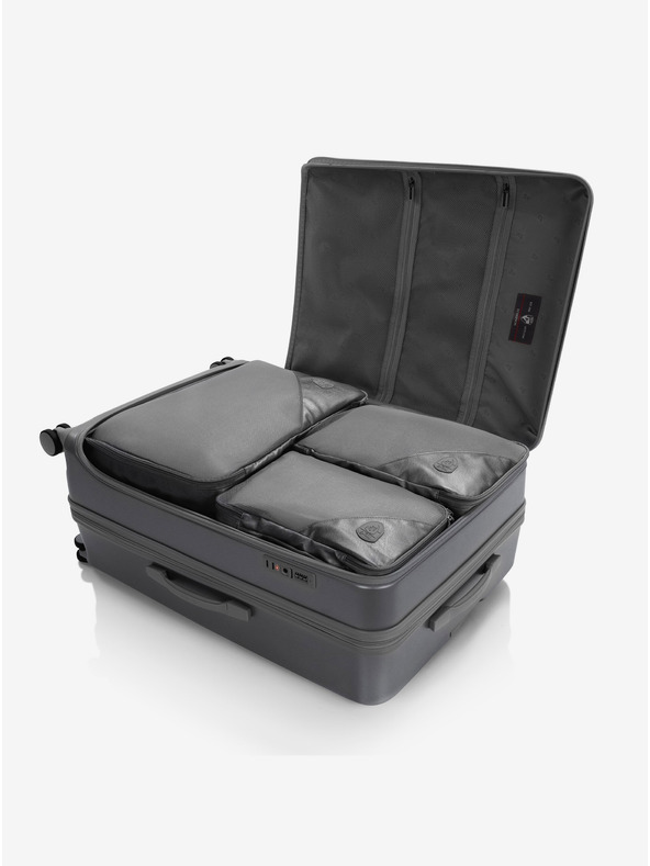 Heys Sada tří cestovních kufrů Heys EZ Fashion S,M,L Charcoal