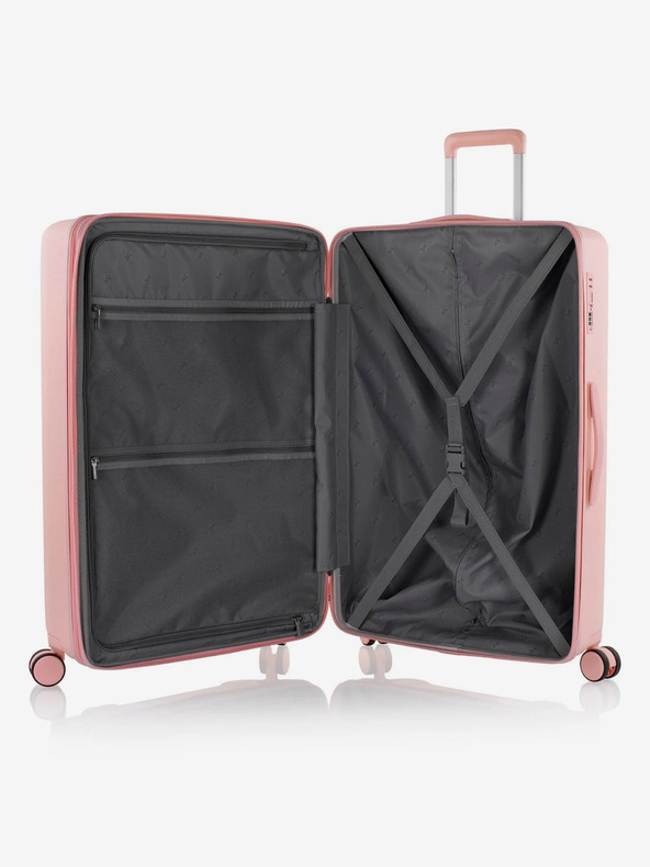 Heys Sada tří dámských cestovních kufrů v růžové barvě Heys Pastel S,M,L Blush