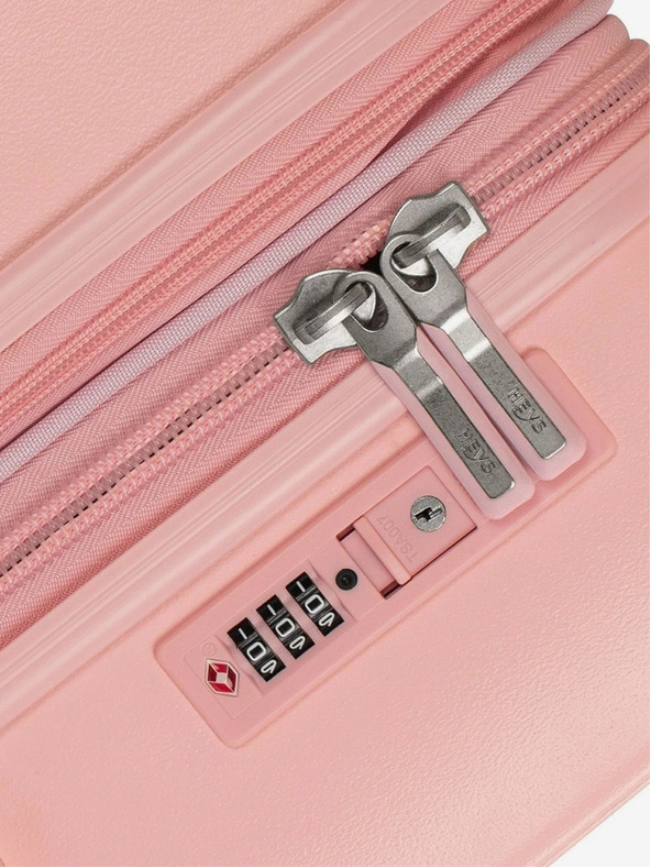 Heys Sada tří dámských cestovních kufrů v růžové barvě Heys Pastel S,M,L Blush