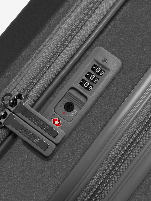 Heys Tmavě šedý cestovní kufr Heys EZ Fashion M Charcoal