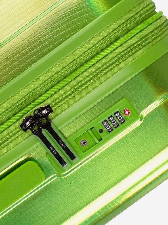 Heys Sada tří cestovních kufrů ve světle zelené barvě Heys Astro S,M,L Green