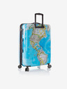 Heys Sada tří vzorovaných cestovních kufrů v modré barvě Heys Journey 3G S,M,L Blue Map