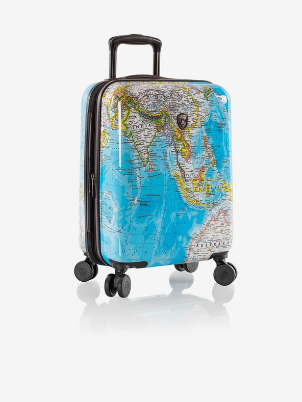 Heys Sada tří vzorovaných cestovních kufrů v modré barvě Heys Journey 3G S,M,L Blue Map