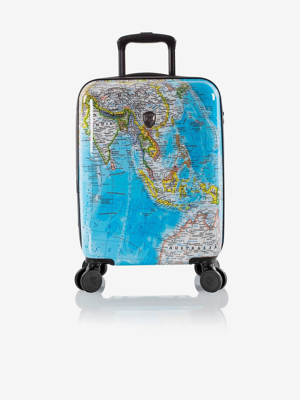 Heys Sada tří vzorovaných cestovních kufrů v modré barvě Heys Journey 3G S,M,L Blue Map
