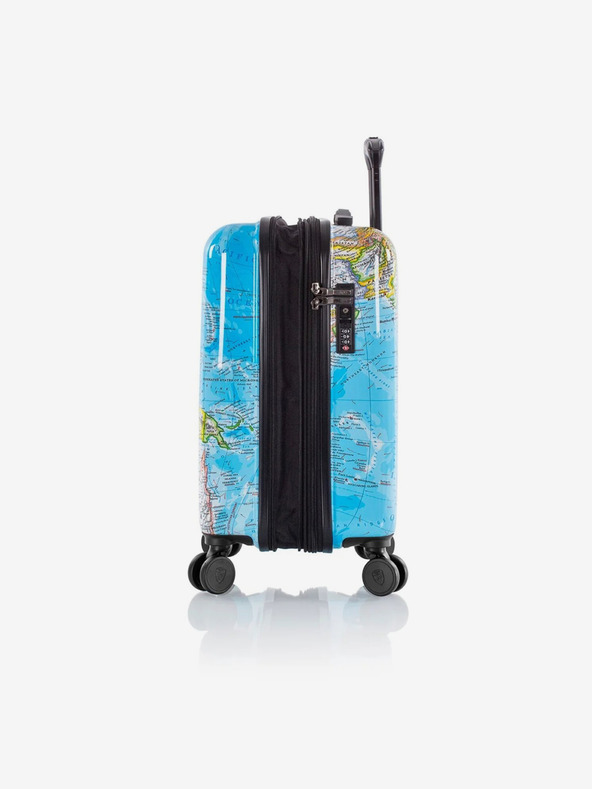 Heys Sada tří vzorovaných cestovních kufrů v modré barvě Heys Journey 3G S,M,L Blue Map