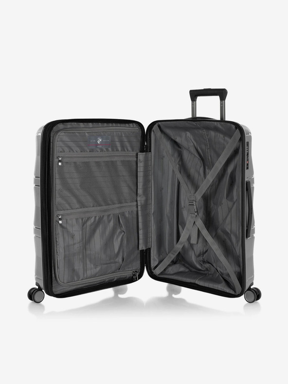 Heys Šedý cestovní kufr Heys Milos M Grey