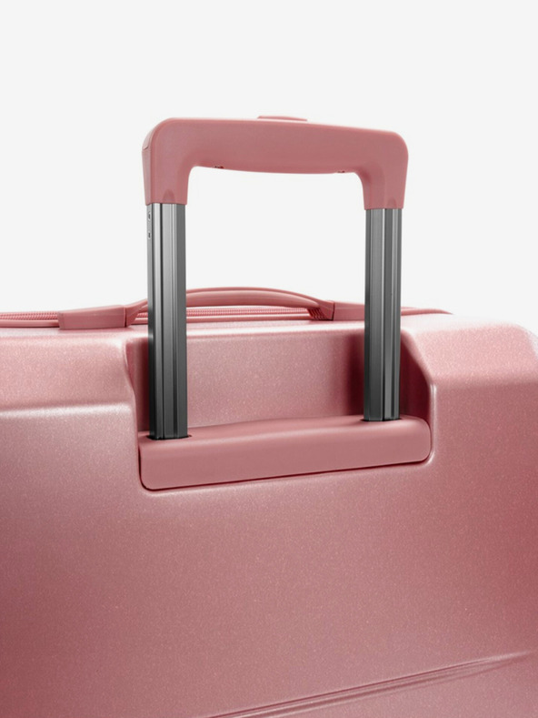 Heys Starorůžový dámský cestovní kufr Heys EZ Fashion S Rose Gold