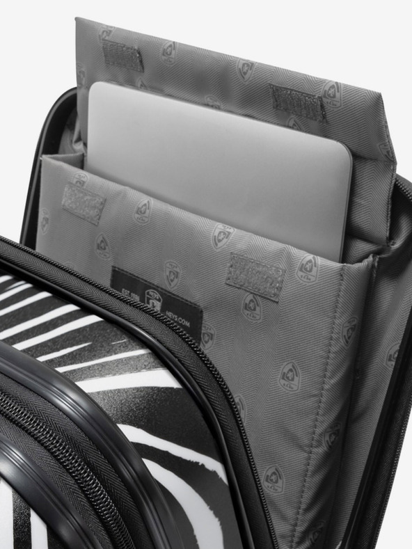 Heys Sada tří cestovních kufrů Heys EZ Fashion S,M,L Zebra
