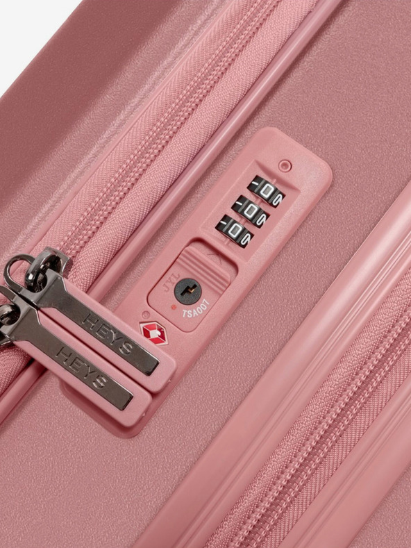 Heys Sada tří cestovních kufrů Heys EZ Fashion S,M,L Rose Gold