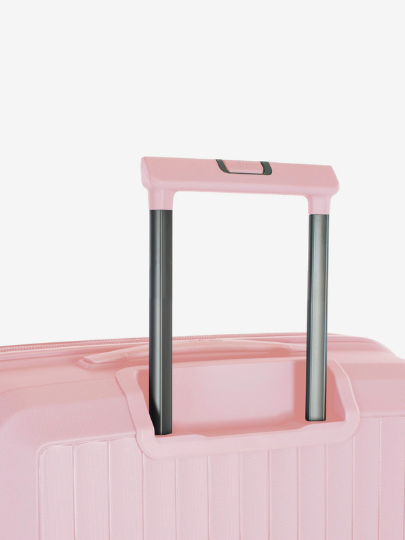 Heys Růžový dámský cestovní kufr Heys Airlite M Blush