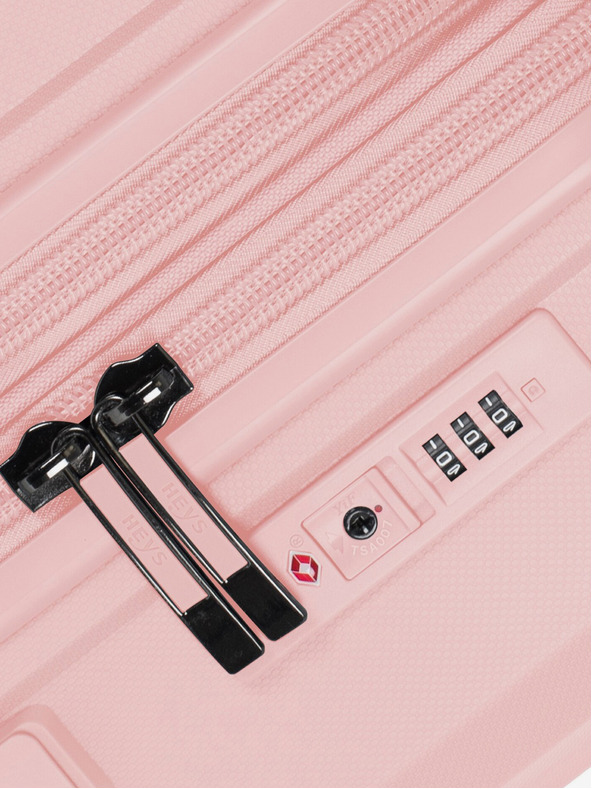 Heys Růžový dámský cestovní kufr Heys Airlite M Blush